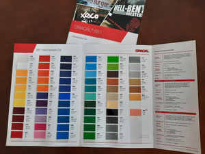 Oracal 651 Color Guide Cards – Beyond Craft Vinyl