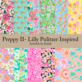 Preppy II - Lilly Pulizter Inspired 12" x 12"