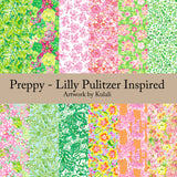 Preppy - Lilly Pulizter Inspired 12" x12"