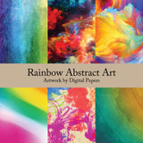 Rainbow Artistic Art 12" x 12"