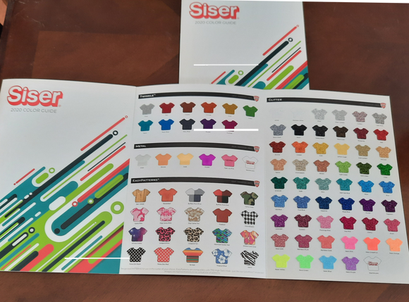 Siser Color Guide Cards